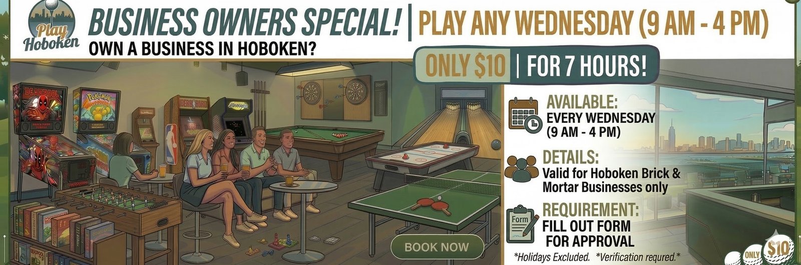 business owner play special